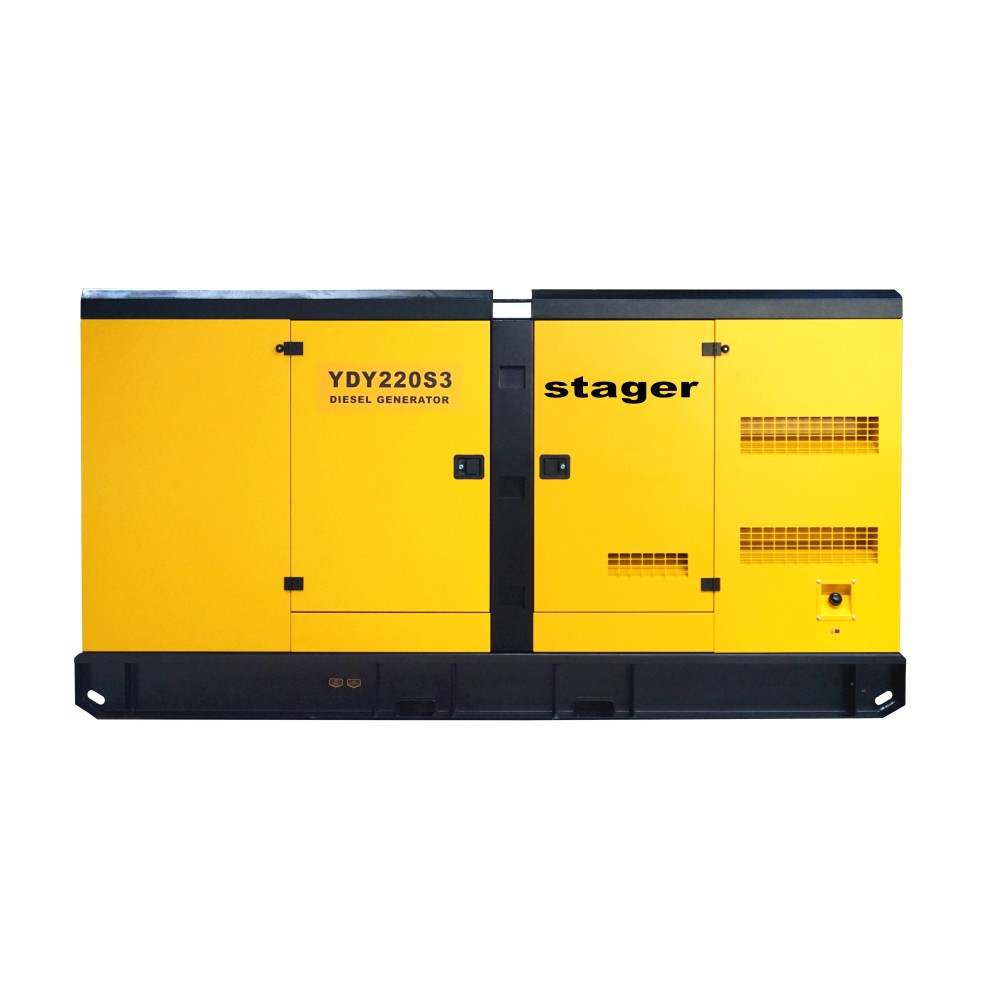 Stager YDY220S3 Generator insonorizat diesel trifazat 176kW, 289A, 1500rpm