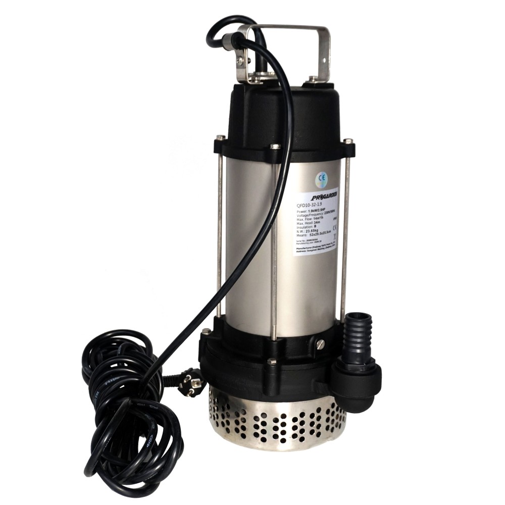 Pompa submersibila 1.25", 1.9kW, apa murdara, 230L/min, 32m, ProGARDEN QFD10-32-1.9