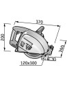 Ferastrau circular manual Flex CSM 4060 - dimensiuni